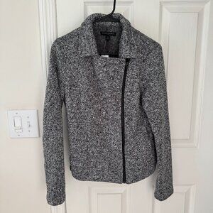 Banana Republic Gray and Black Coat - Size Small - NWT